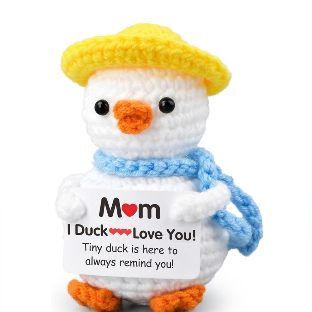 New Duck Crochet “Mom” Decoration - Picture 1 of 2